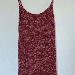 Red Floral Brandy Melville Colleen Dress